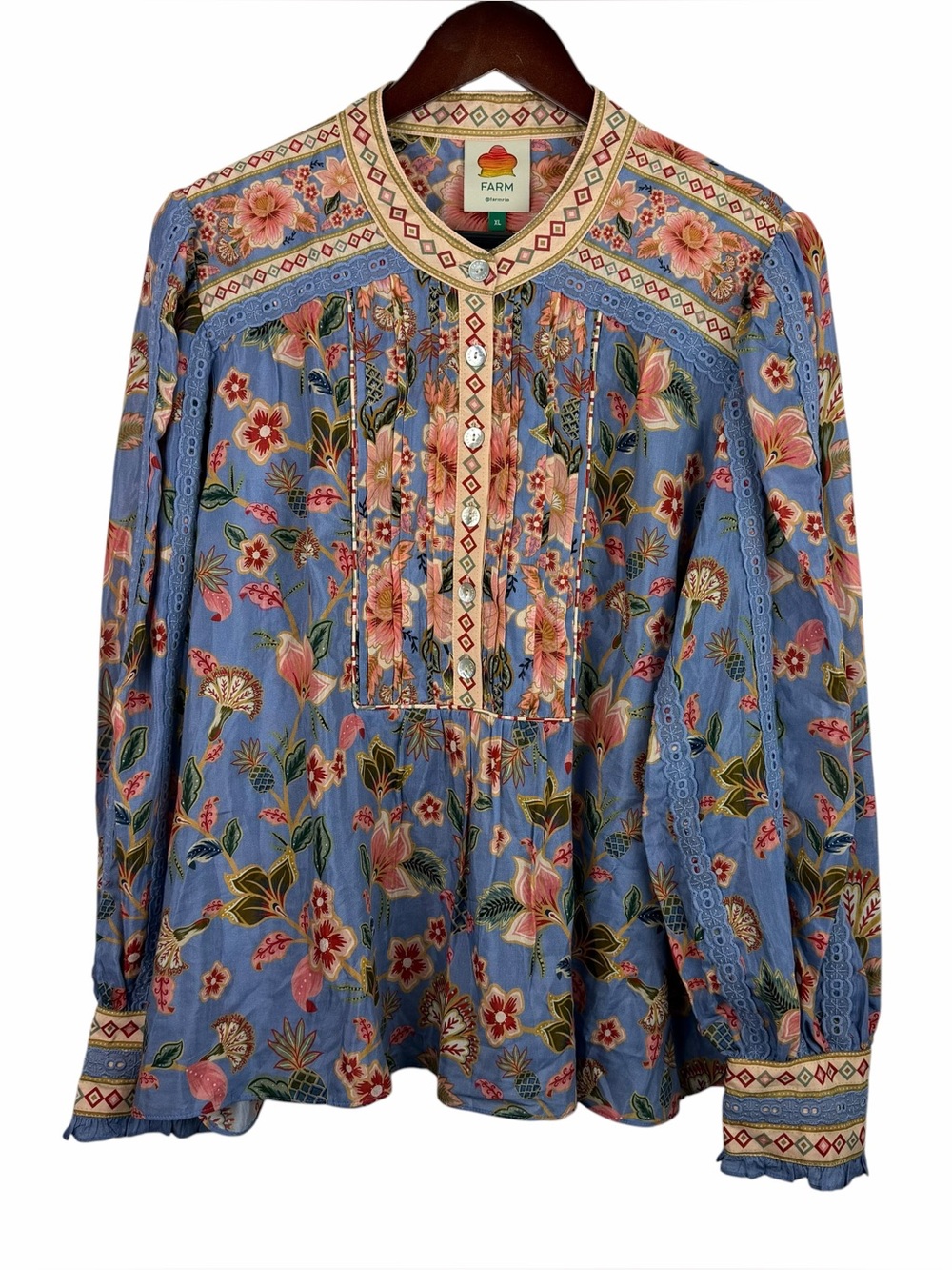 Farm Rio | Super Bloom Tapestry Blouse New